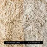 Alfombra Nórdica Pelo Largo Frigg Antideslizante Arena 150x200 cm - Image 4