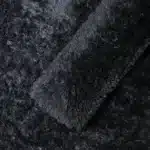 Alfombra Nórdica Pelo Largo Frigg Antideslizante Negro 150x200 cm - Image 2