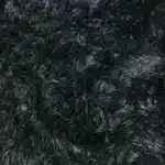 Alfombra Nórdica Pelo Largo Frigg Antideslizante Negro 150x200 cm - Image 3