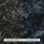 Alfombra Nórdica Pelo Largo Frigg Antideslizante Negro 150x200 cm - Image 4