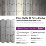 Placas Autoadhesivo de Aluminio Alulite Acrima 0.18m² - Image 7
