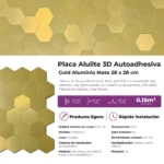 Placas Autoadhesivo de Aluminio Alulite Gold 0.15m² - Image 8