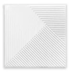 Placa 3D Autoadhesiva Patron II White 50x50 cm Revestimiento Lifewall Pack x5 - Image 2