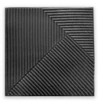 Placa 3D Autoadhesiva Patron II Black 50x50 cm Revestimiento Lifewall Pack x5 - Image 2